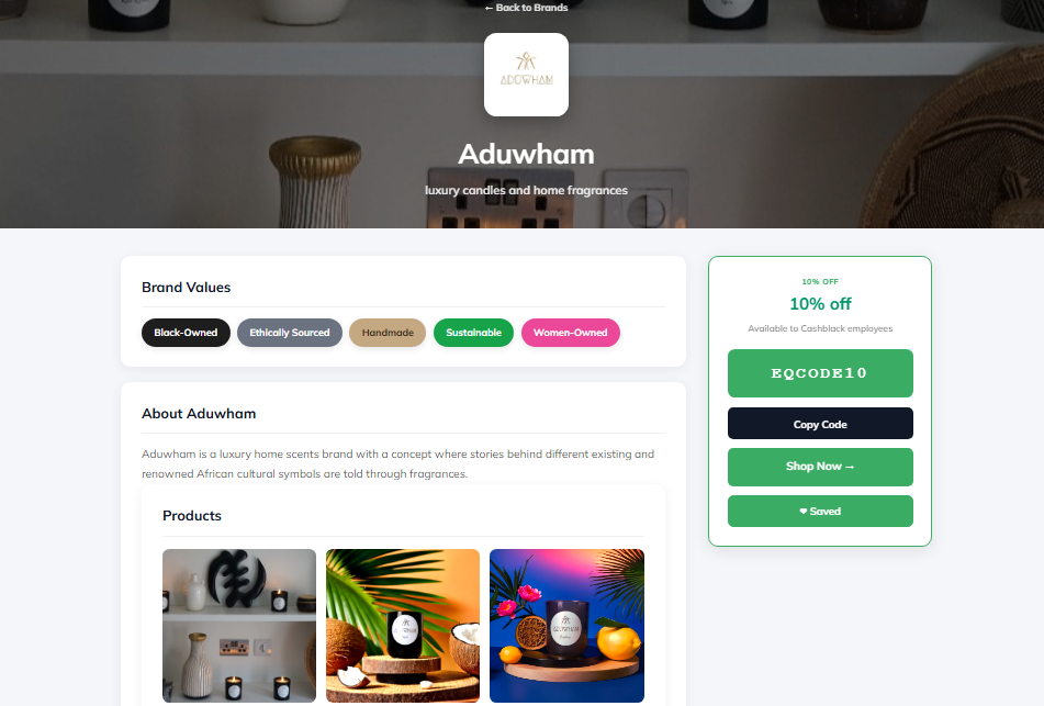 EqualiShop brand page